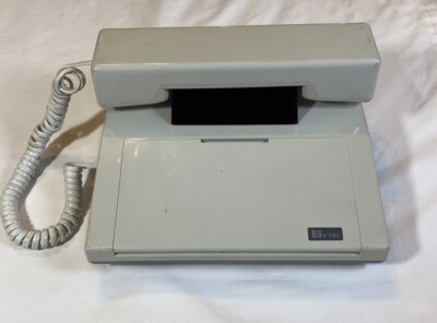 80 s Telephone Funky Eclectic Dialess By TTC (Tomy Tech) Geometric Design Cradle