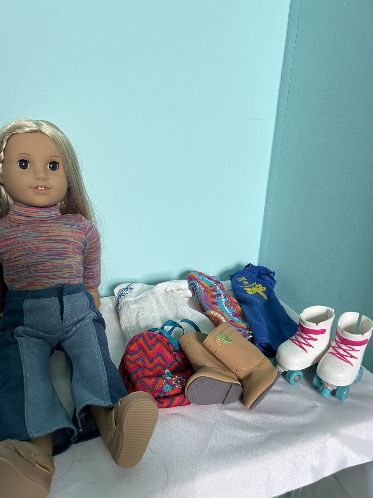 American Girl Julie Albright Doll with small lot of clothing and ...