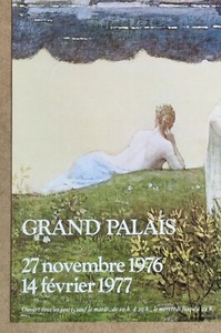 PUVIS DE CHAVANNES — Affiche originale d'exposition, Grand Palais, Paris — vue 8 sur 8