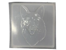 German Shepherd Dog Stone Plaster or Concrete Mold 1257 Moldcreations