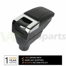 Center Console Armrest Storage Box For Mitsubishi Attrage Mirage 2015-19 Black
