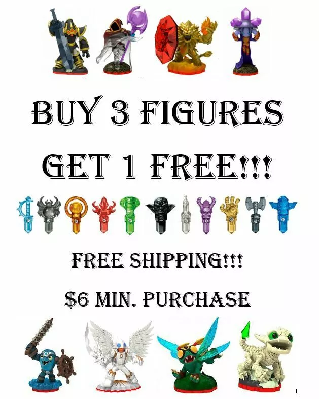 Skylanders Trap Team Figures and Traps - Buy 3 Get 1 Free - $6