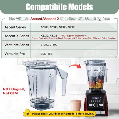 64oz Blender Container Compatible with Vitamix Ascent Series A2300