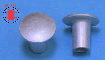 THTR316916, Aluminum Truss Head Semi-tubular Rivets - 3/16''X9/16'' - 100pcs
