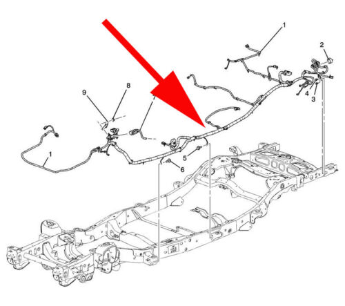 New OEM Wiring Harness Chassis 2012 Cadillac Escalade Chevrolet Tahoe GMC Yukon - Picture 2 of 12
