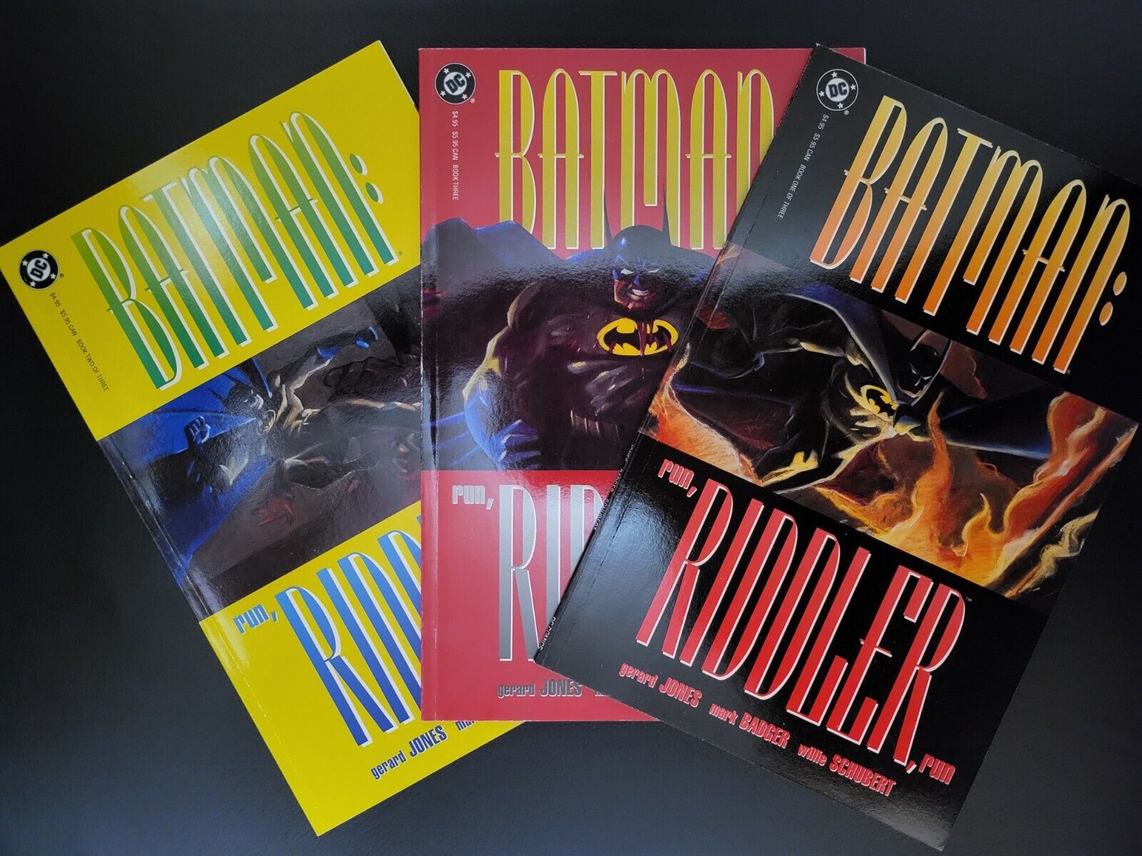 Batman: Run, Riddler, Run #1-3 - 1992 DC Comics prestige format (3 comic lot)