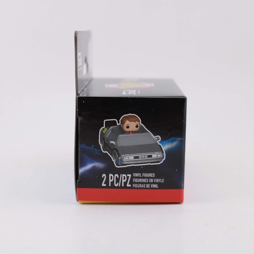 Funko Bitty Pop: Ride Back to the Future - Marty McFly and DeLorean Time Machine - Picture 5 of 6