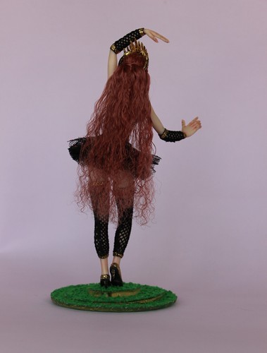 OOAK doll Roxana, fairy, polymer clay sculpture, by Diana Genova - Picture 16 of 22