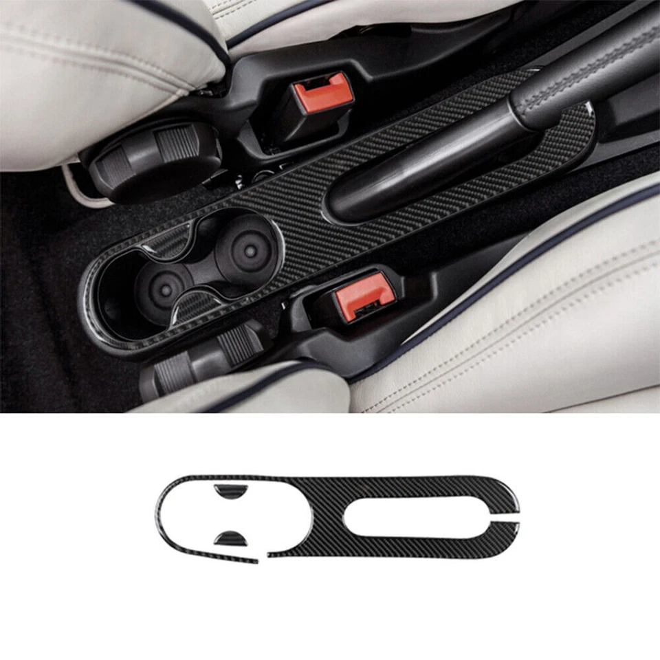 Kit completo de 29 piezas de pegatinas de cubierta interior de fibra de carbono para Fiat 500 2012-2015 Foto 4 de 4