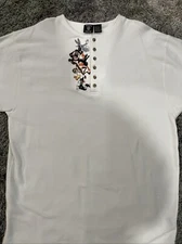 1996 Warner Bros Store Exclusive Looney Tunes Henley L Bugs Taz Daffy Pre-Owned