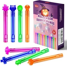 32Pcs Halloween Bubble Wands Mini Bubbles Party Favors for Kids Treat Bag Stuffe