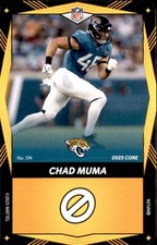 2025 Uno Elite Core Yellow - Chad Muma Jacksonville Jaguars #134
