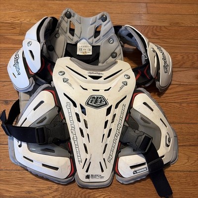 Troy LEE Designs BG 5955 Body Guard Chest Protector Motocross Medium White
