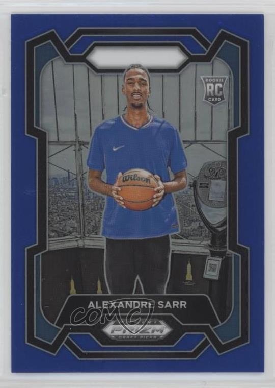 2024-25 Panini Prizm Draft Picks Blue Prizm /199 Alexandre Sarr #52 0o6v