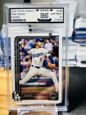 【Sasaki.Y】 FULL-DRIVE 2 10th 2025 Topps Series 2 Roki Sasaki Rookie GMG Graded 10 Gem Mint