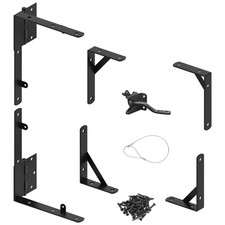 Gate Frame Fence Kit with Gate Latch,Heavy Duty Anti Sag Gate Kit, Gate Corne...