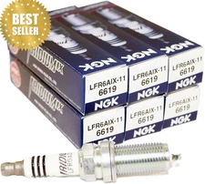 6x NGK 6619 LFR6AIX-11 Iridium Spark Plugs Set