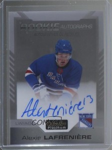 2020-21 O-Pee-Chee Platinum Rookie Auto Alexis Lafreniere #R-AL Auto RC