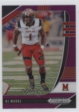 2020 Panini Prizm Draft Picks Purple Prizm DJ Moore #39 06e0