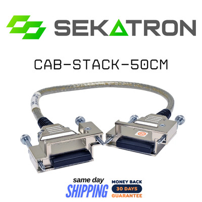   Cisco CAB-STACK-50CM Cable   0.5m StackWise Stacking Cable  Fast Shipping