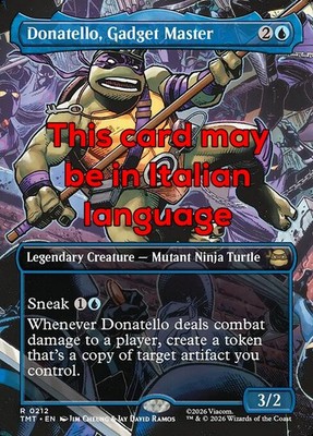 MTG DONATELLO, GADGET MASTER 212 EXC - DONATELLO, MASTER OF GADGET - TMT X IT
