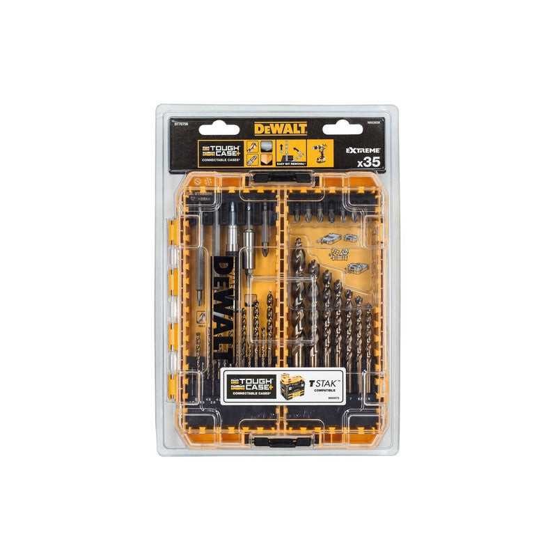 DEWALT DT70756-QZ coffret 35 pièces pour percer l'acier sans effort sur vos chantiers