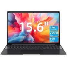 SGIN 15.6" Full HD Laptop 7000mAh 8GB RAM 256GB SSD Windows 11 Intel J4105 WiFi5
