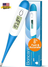 10 Seconds Oral Thermometer for Adults and Kids, Light Blue