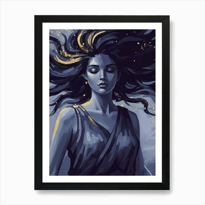 Aphrodite Kunstdruck gerahmt Wandbild Poster Leinwanddruck Bild
