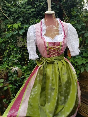  Stockerpoint  Zauberhaftes Edles Midi Dirndl Gr 38 M 40 Wasen~Oktoberfest~Motto