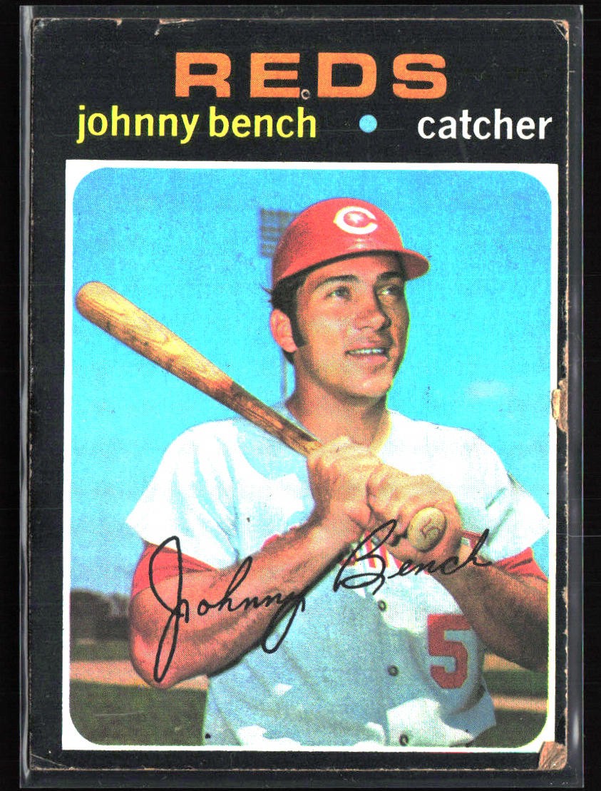 1971 Topps #250 Johnny Bench low grade