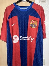 Nike FC Barcelona Trikot T-Shirt Größe L Herren Lewandowski #9