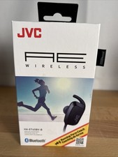 JVC HA-ET65BV-B Black Wireless Sport Earbuds Bluetooth IPX5 Running Form Coach