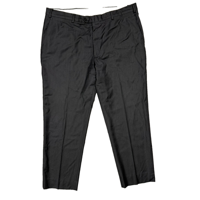 Vintage Giorgio Armani Dress Pants Mens Wool Trousers Grey 38x30
