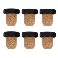 6pcs Wine Bottle Stoppers Sealing Stoppers Wine Bottle Plugs Glass Bottle Corks