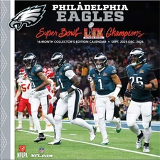Turner Licensing NFL Philadelphia Eagles 2026 Wall Calendar  12'' X 12''  16 Mo.