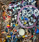 Costume Jewelry Junk Lot 13.64 Pounds Vintage Modern Craft Wearable Broken