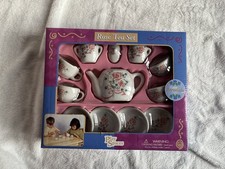 1999 NRFB Rose Tea Set 14 Piece Porcelain Set