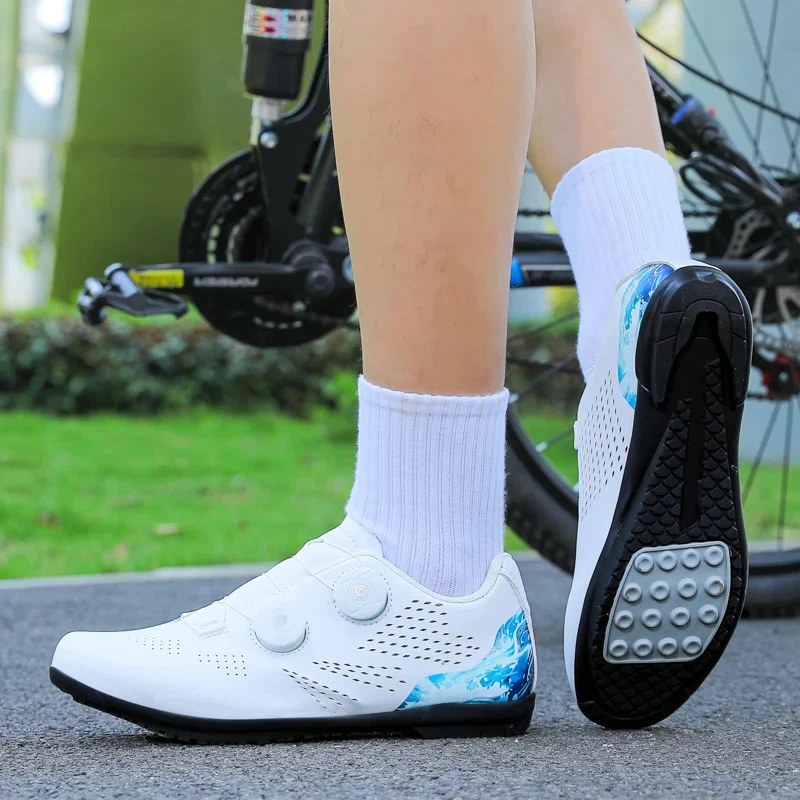 Cycling Shoes Flat Pedal Men Cleat Sneaker MTB Bicycle Biking Women Indoor Boots - Image 4 of 4