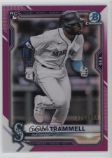 2021 Bowman Chrome Fuchsia Refractor 225/299 Taylor Trammell #61 11vc