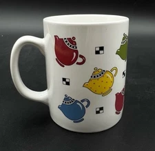 Mary Engelbreit Teapot Mug Cup 1993 Afternoon Tea At Home with Mary Engelbreit