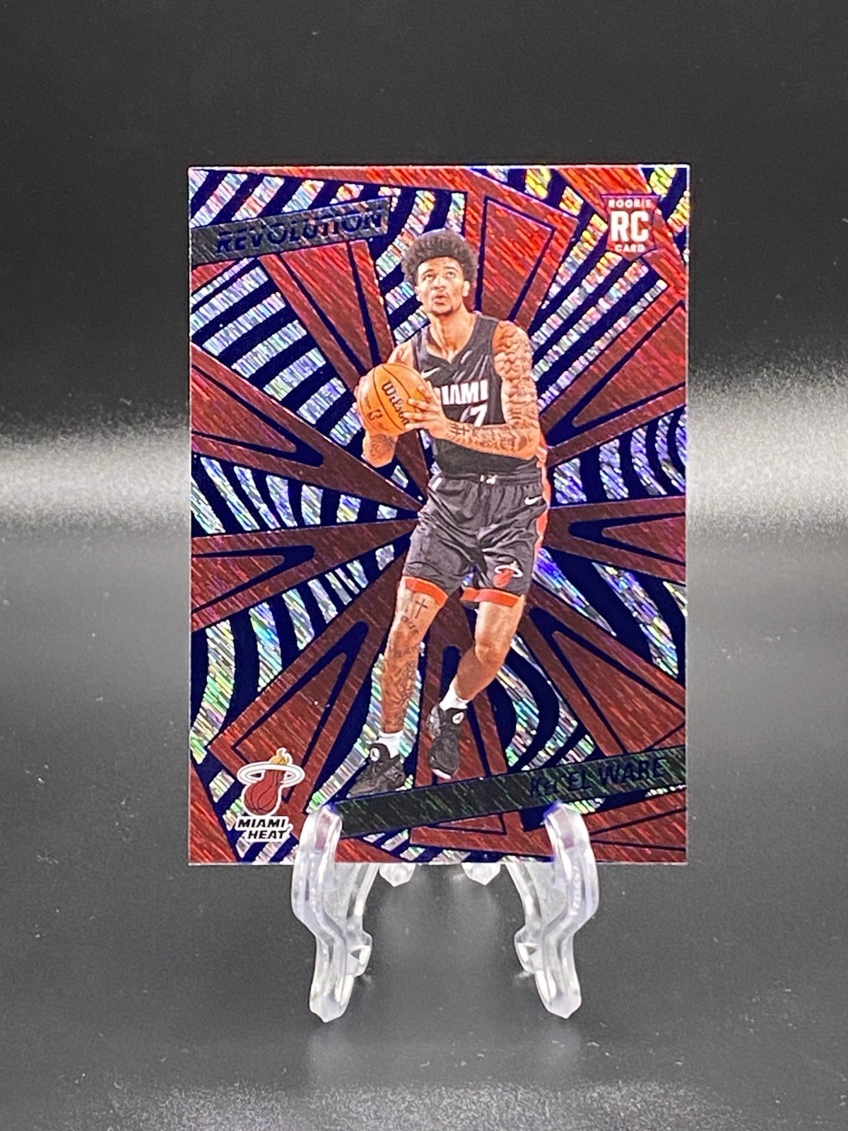 2024-25 Panini Revolution - Rookies Kel'el Ware #102 Blue Storm (RC)