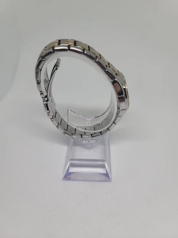 Pulsar by Seiko Women’s MOP Dial Two Tone St Steel Crystal 27mm Watch PXT798 - Image 4 of 4