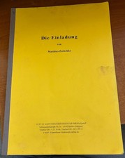 Matthias Zschokke - Die Einladung (2000) Büh...