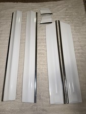 1997-2005 Oem Buick Park Avenue 6 Pcs Door Trim Molding Body Side Bright White