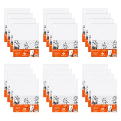 Whitelines Engineering Graph Ruled Pads, Premium 20# Gray Paper, 11'' x 8.5'' 8...