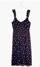 Made-Well Ruffle-Strap Wrap Dress in Confetti Floral Size 4