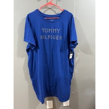 NWT 1X Tommy Hilfiger blue shirt dress