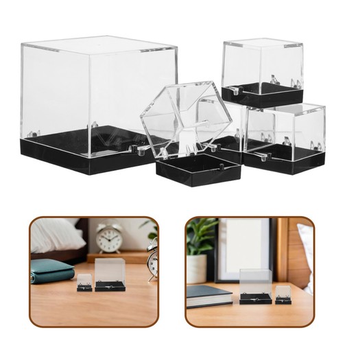  5 szt. Mineralne etui do przechowywania próbek Półka wystawowa na przedmioty kolekcjonerskie - Zdjęcie 2 z 12