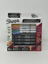 NEW Sharpie 10ct Creative Marker Set 5 Bullet Tip  5 Chisel Tip Asstd. Colors